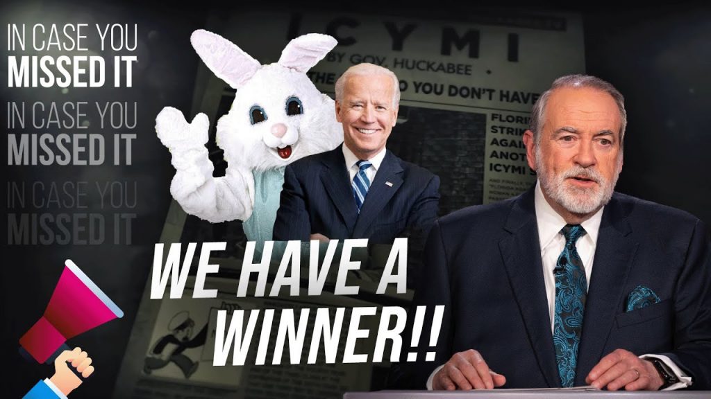 Biden Wins The Most Awkward Easter Bunny Encounter Ever Contest! | Icymi | Huckabee