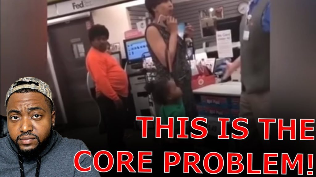 Store Manager Kicks Ghetto Mother And Ratchet Son Causing Chaos Out Of Store