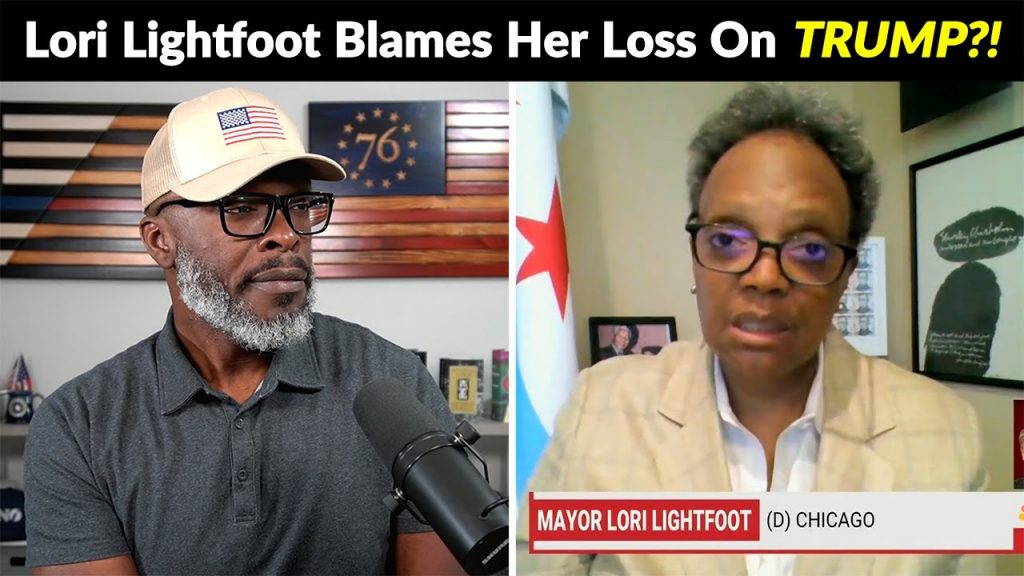 Lori Lightfoot Blames Her Loss On DONALD TRUMP And RACISM!