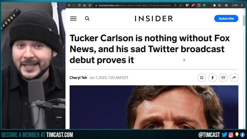 Tucker Carlson Hits 65M Views In 1st Show, CNN CEO OUT As Corporate Press COLLAPSING, WE’RE WINNING Tucker Carlson Hits 65M Views In 1st Show, CNN CEO OUT As Corporate Press COLLAPSING, WE’RE WINNING