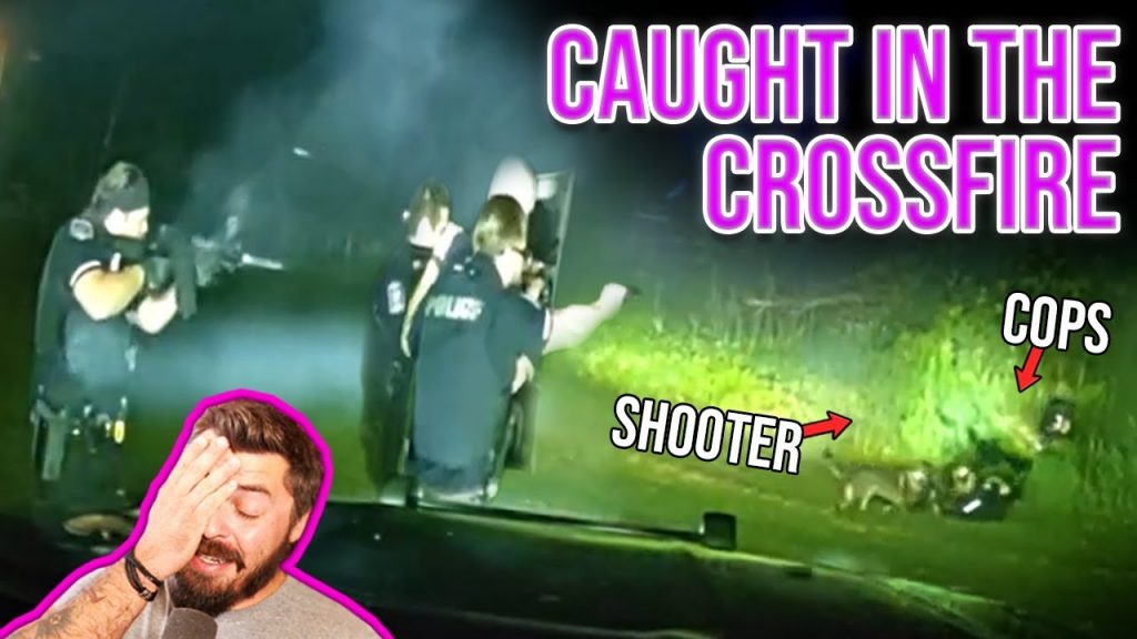 HUGE Shootout Sends Cops Diving For Cover HUGE Shootout Sends Cops Diving For Cover
