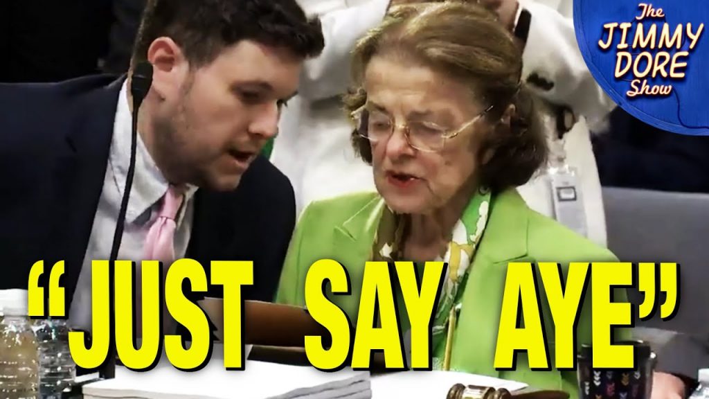 Sen. Feinstein’s Brain Melts Down DURING A VOTE! Sen. Feinstein’s Brain Melts Down DURING A VOTE!