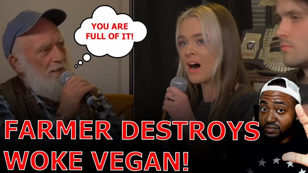 BASED Farmer DESTROYS Woke Whining Vegan Activist In HEATED Debate!