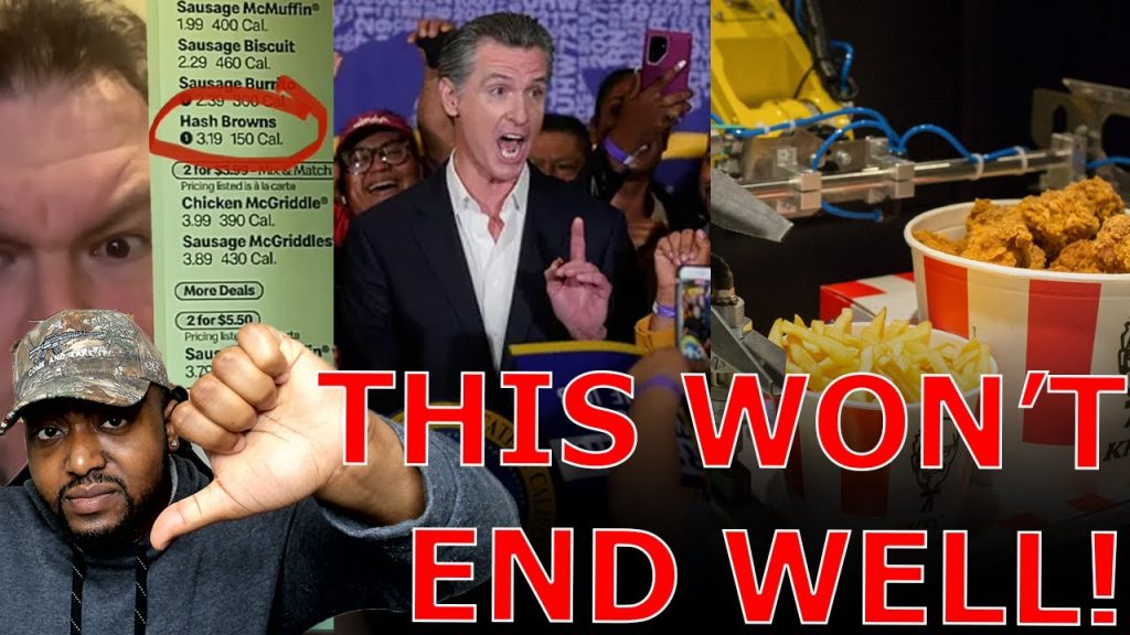 California JACKS UP Fast Food Minimum Wage To Dollars An Hour Paving The Way For Automation! California JACKS UP Fast Food Minimum Wage To Dollars An Hour Paving The Way For Automation!