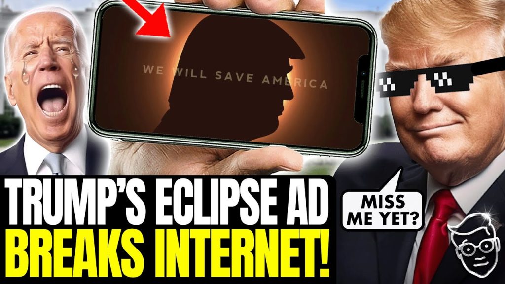 Trump’s Hysterical 2024 Eclipse Meme BREAKS Internet, Libs Have Unhinged Hissy-Fit MELT-DOWN