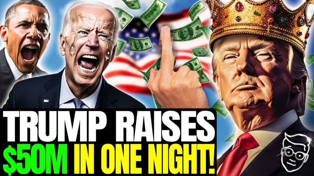 Trump SHOCKS World, BREAKS *Every* Political Fundraising RECORD: M in a Night!? Biden in PANIC