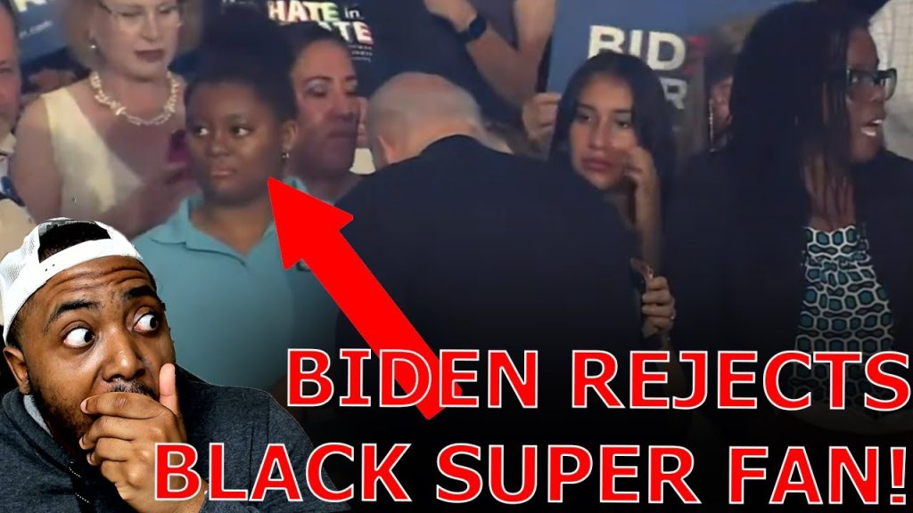 Young Black Girl CRUSHED As Biden REJECTS Her During Campaign Rally After Being USED As A PROP!