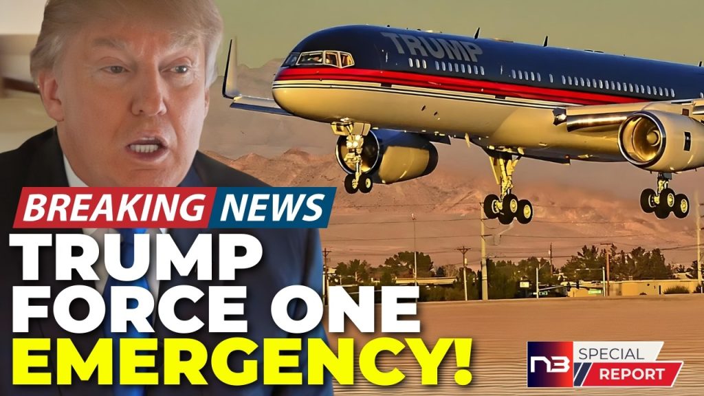 BREAKING: Trump’s Plane Forced Into Emergency Landing As First Responders Lock Down White House!