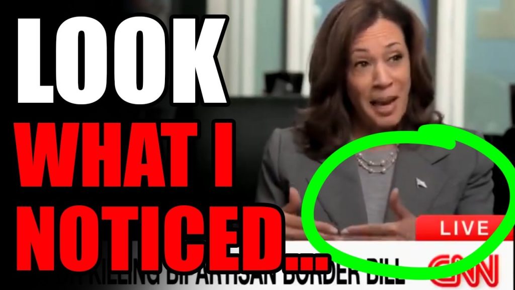 I noticed something odd during the CNN Kamala interview…