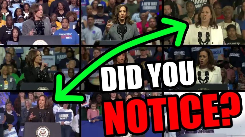 Did you guys notice this during Kamala’s rally??