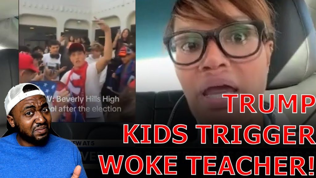 TRIGGERED WOKE Black Teacher & Students CRY RACISM Over Boys Celebrating Trump Victory At School!