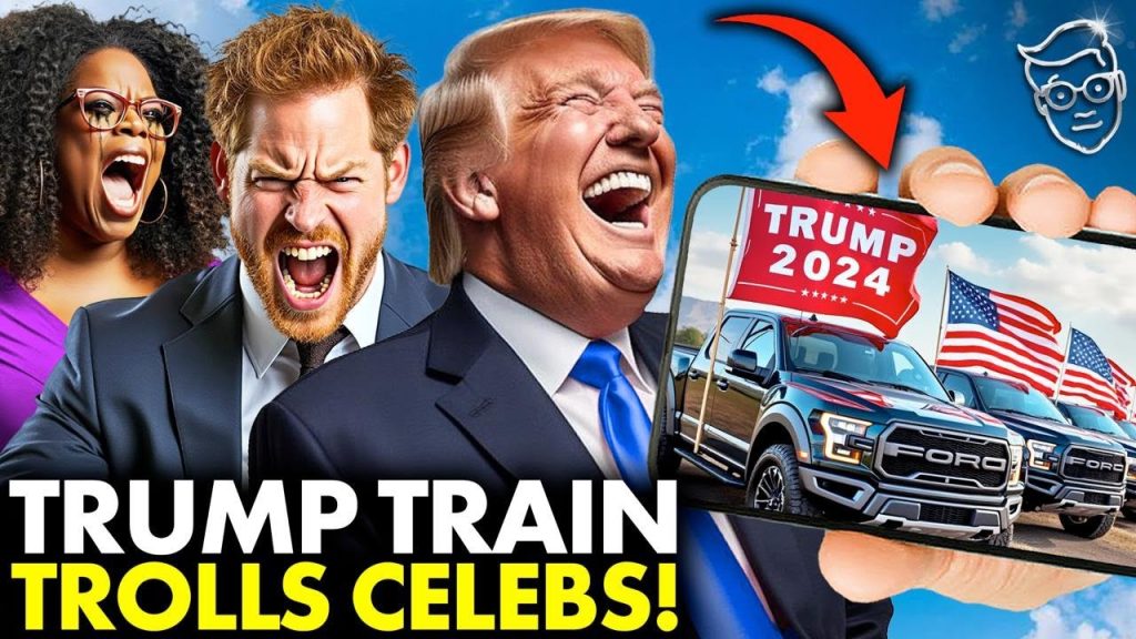 Trump Train’ TROLLS Meghan Markle, Prince Harry And Oprah, Libs RAGE At Caravan of MAGA Flags