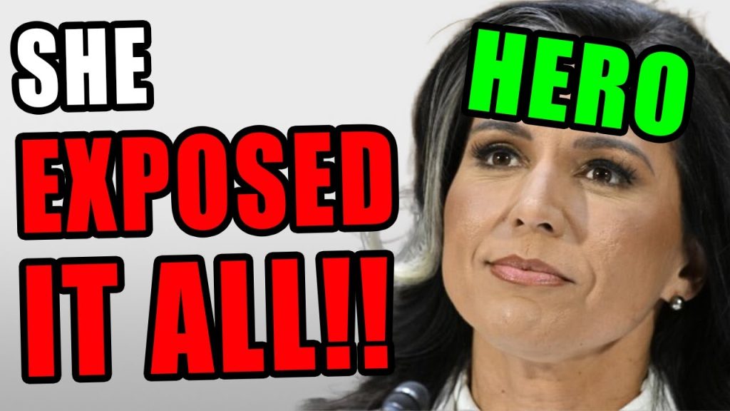 Tulsi Gabbard is exposing their SICK CRIMES.