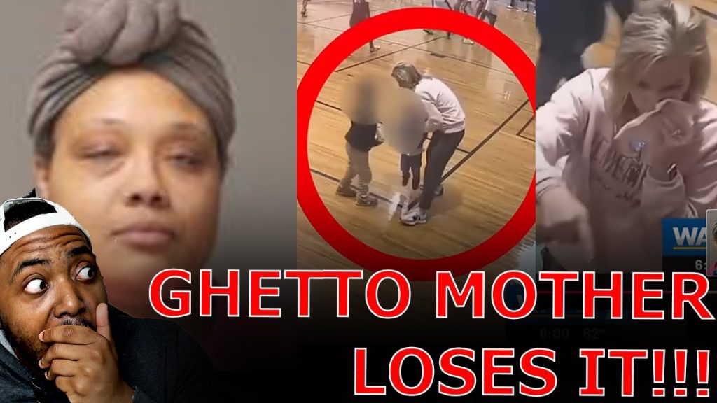 Ghetto Mother ARRESTED After SLAPPING Principal To Ground Who Saved Her Kids During Basketball Game!