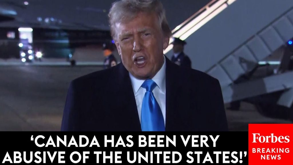 BREAKING NEWS: President Trump Defends Tariffs, Heaps Fresh Criticism On Canada