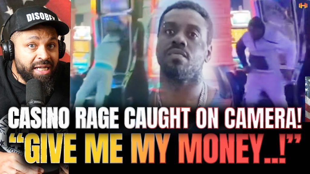 Black Man DESTROYS Casino Slot Machine after Casino Steals his 0,000 JACKPOT!