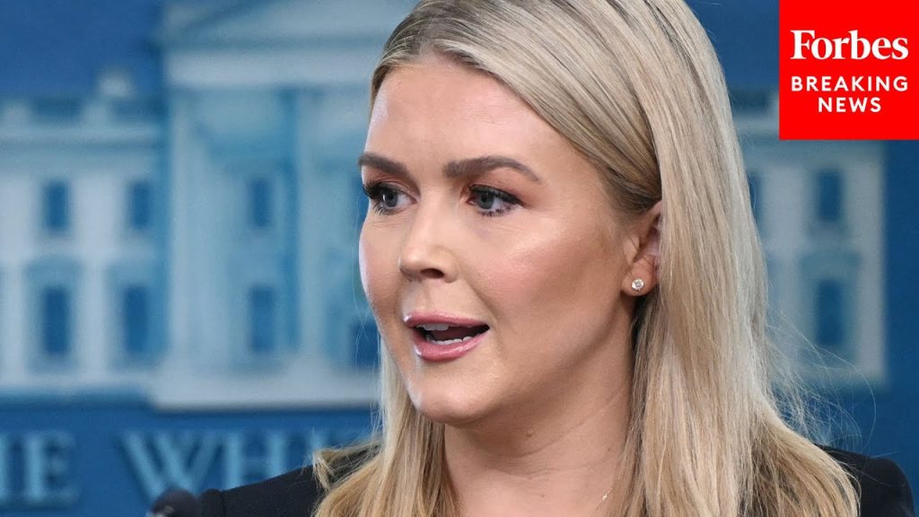 BREAKING NEWS: Karoline Leavitt Holds White House Press Briefing After Trump’s Address To Congress