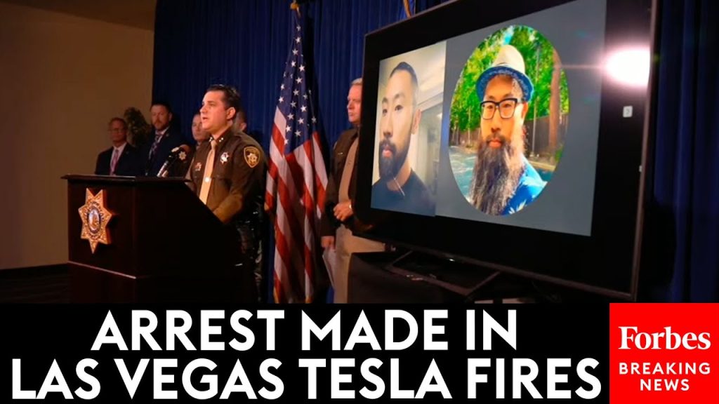 BREAKING NEWS: Las Vegas Sheriff Announces Arrest In Fire Attacks On Tesla Dealership