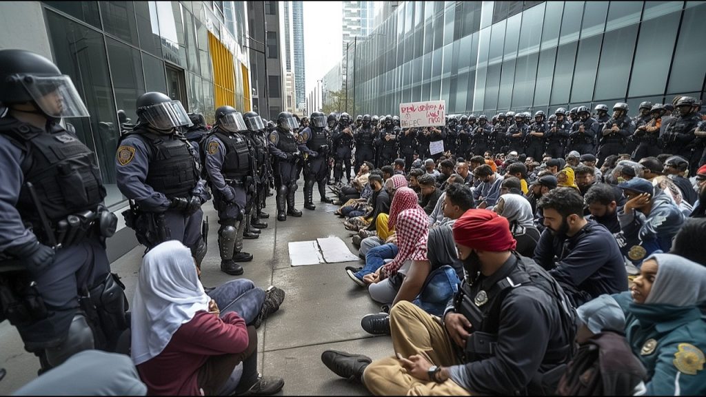 Migrant Protesters Storm Trump Tower… Instantly Regret It