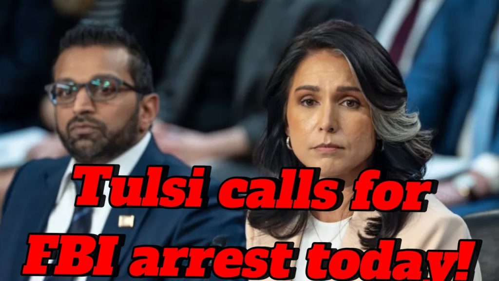 Tulsi calls for FBI ARREST TODAY