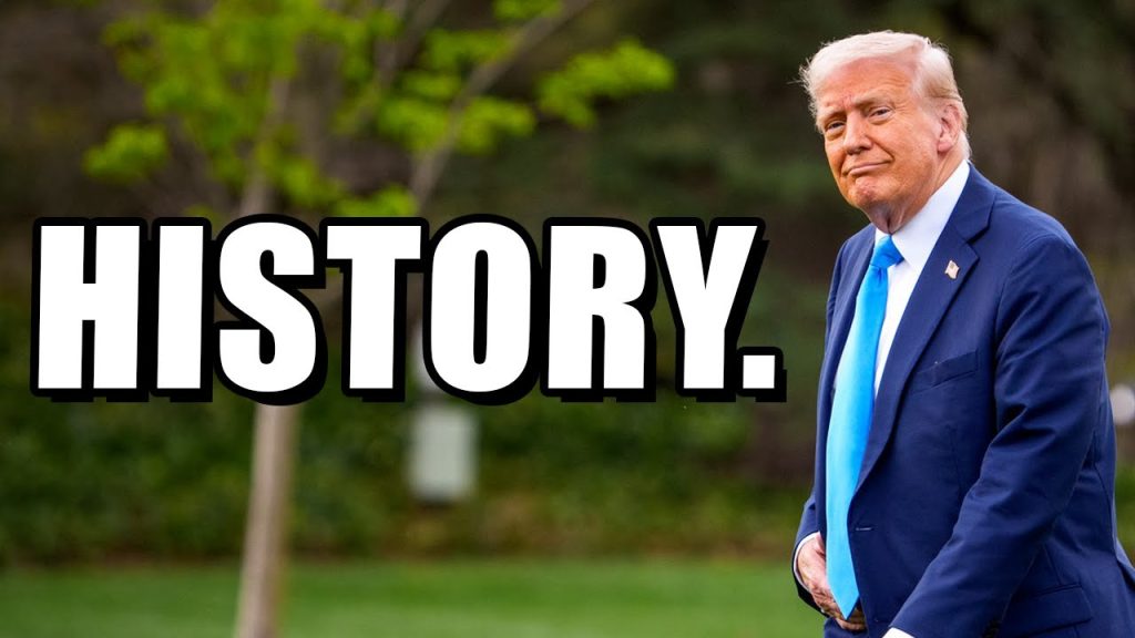 He just made freakin’ HISTORY.