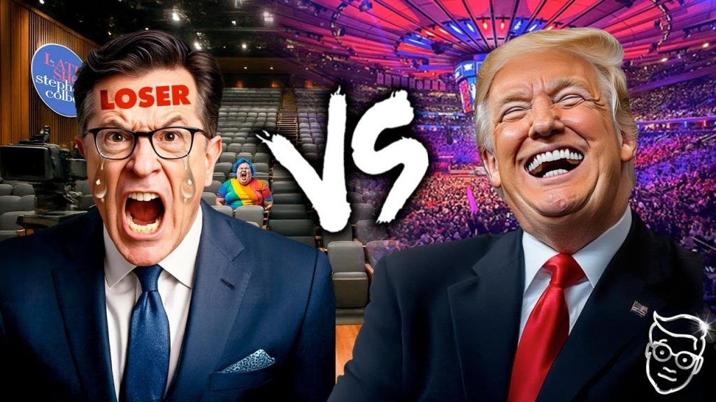 Tens of People Show Up for ‘Stand With Colbert’ Rally Outside of CBS | Another Public HUMILIATION