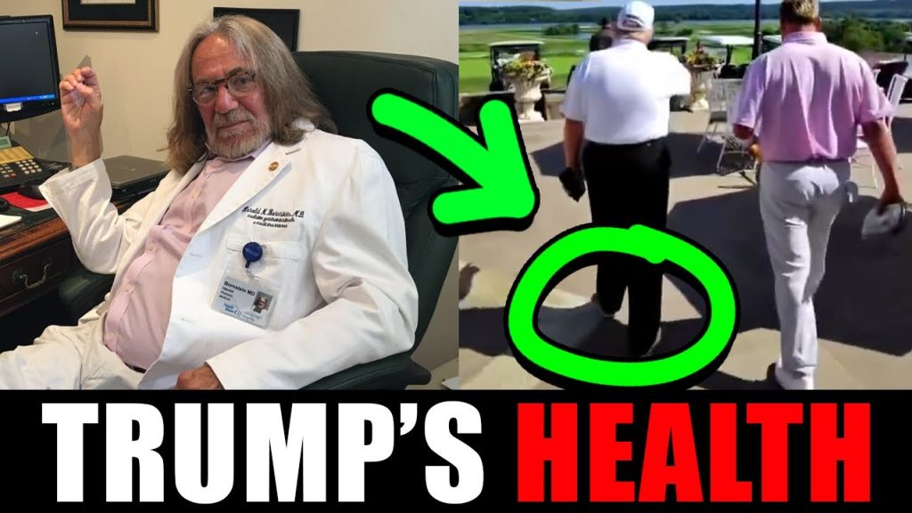Trump’s health comes into question after VIRAL clip of him walking…