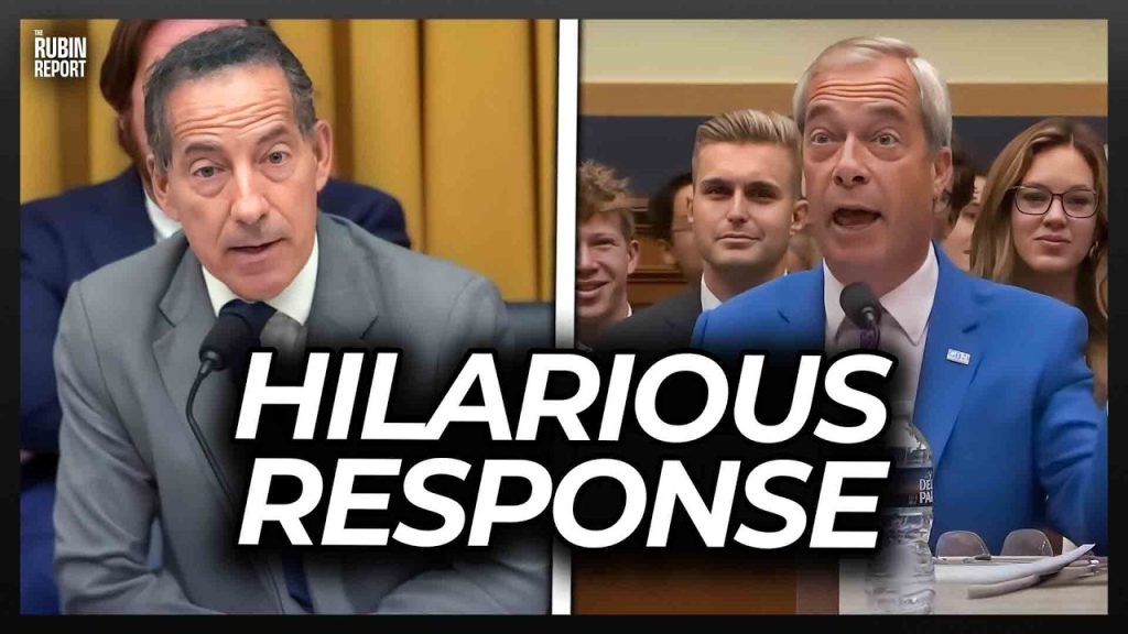 Crowd Laughs as Nigel Farage Turns Dems’ Attack Against Him