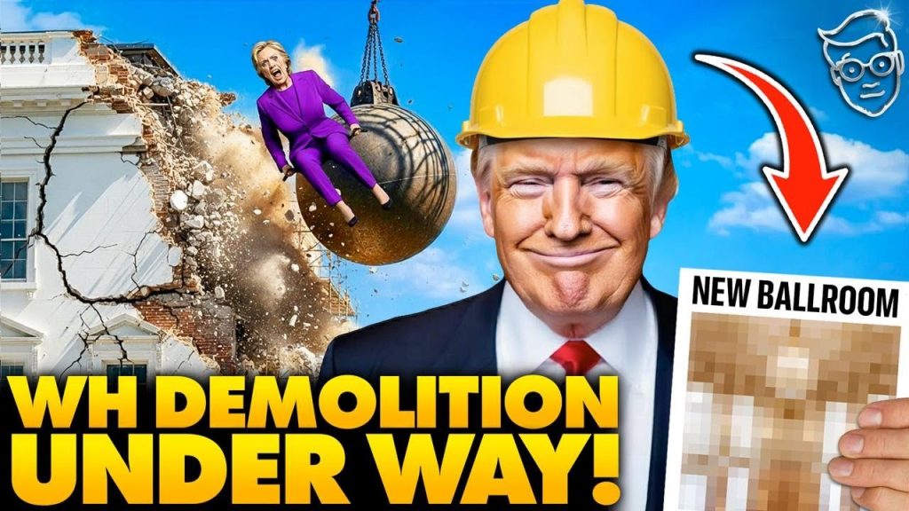 Hillary Clinton Throws Hysterical MELTDOWN Over Trump White House Demolition | Internet Reminds Her…