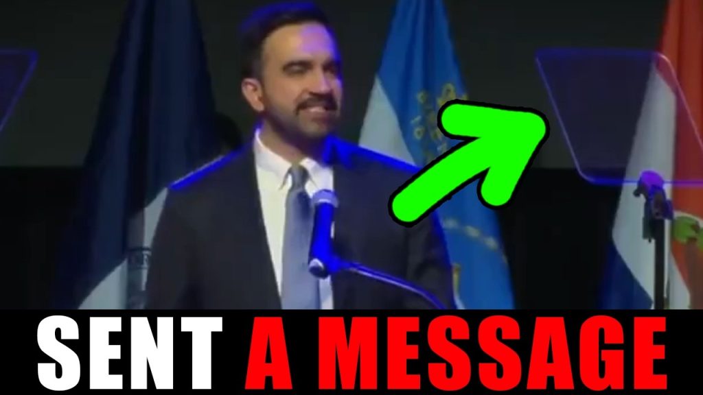 EVERYBODY missed “the signal” during Mamdani’s speech!!!