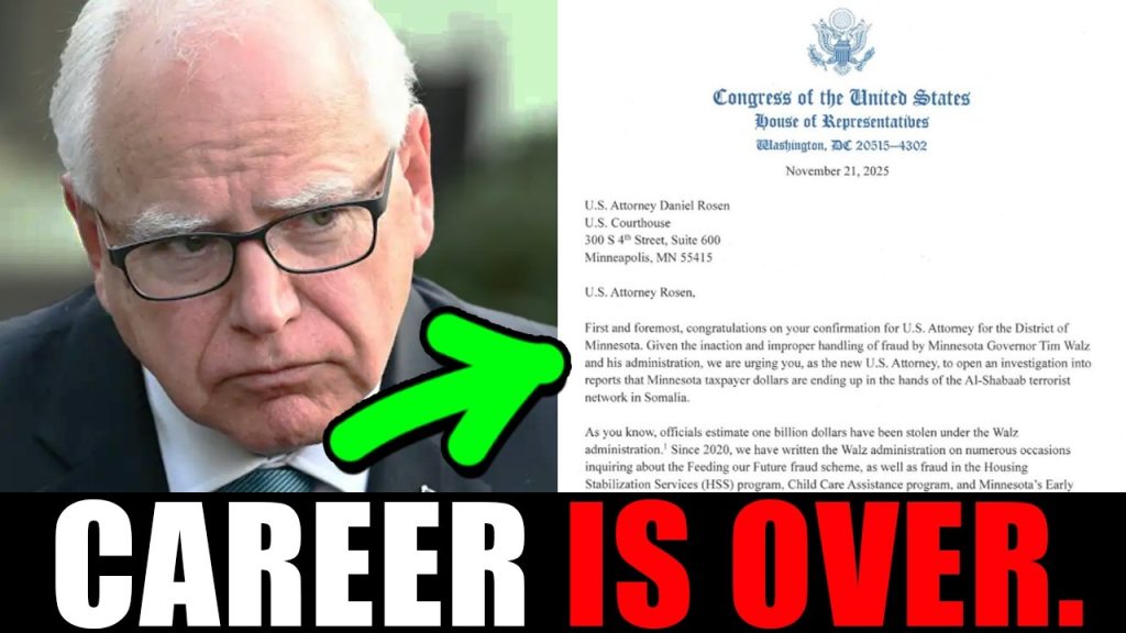 Tim Walz will never work in politics AGAIN.