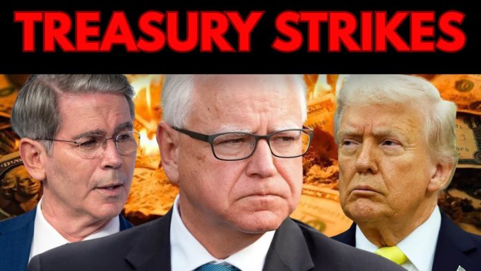 Walz FREAKS as Trump’s Treasury EXPOSES Minnesota COVER UP!