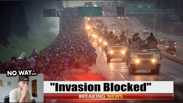 NO MERCY on Texas Interstate... ICE Marines DEPORT "Invasion Caravan" in 32 Minutes