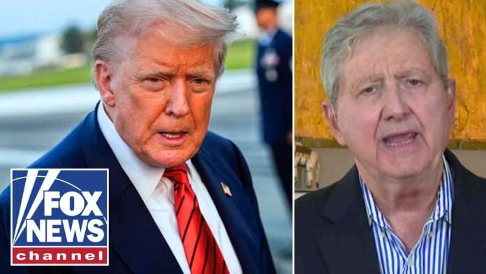Sen Kennedy says Trump was 'as mad as a mama wasp' about Noem