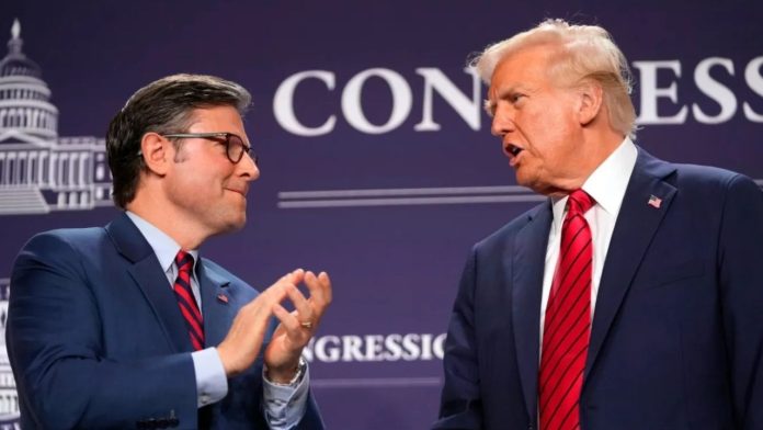 Speaker Johnson Leaves Emergency Trump Meeting — Makes Stunning Announcement