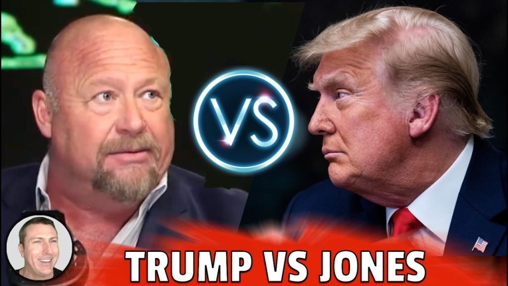 TRUMP UNLOADS ON ALEX JONES!