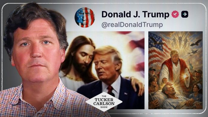 Tucker on the New Religion of Trump’s America and His Mockery of Jesus Christ