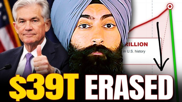 The New Fed Chair's Plan to Cancel America's $39T Debt Crisis