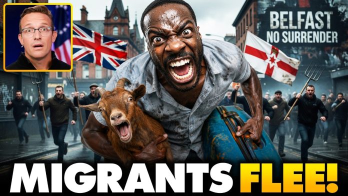 Migrants FLEE The U.K. After English REVOLT Against Them, Burn Down Belfast: ‘Take Back Our Land’ 🇬🇧