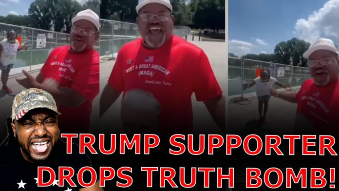 Black Liberals TRIGGERED Over Black Trump Supporter Calling RAGING Liberal Black Woman The B Word!