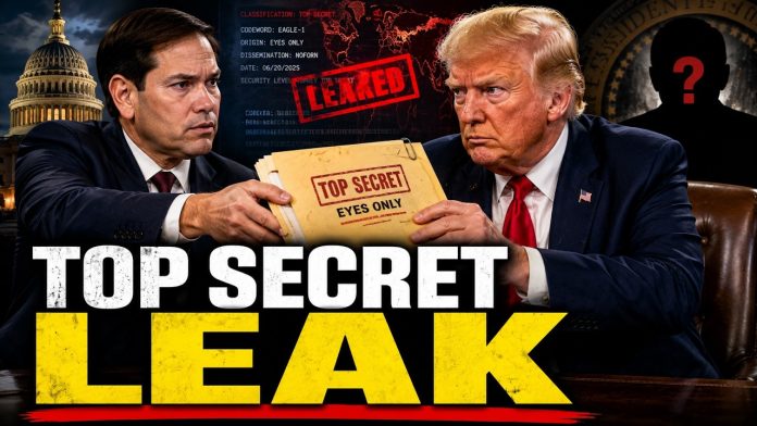 🔴Rubio and Trump EXPOSE Mole Leaking Top Secret Military Plans